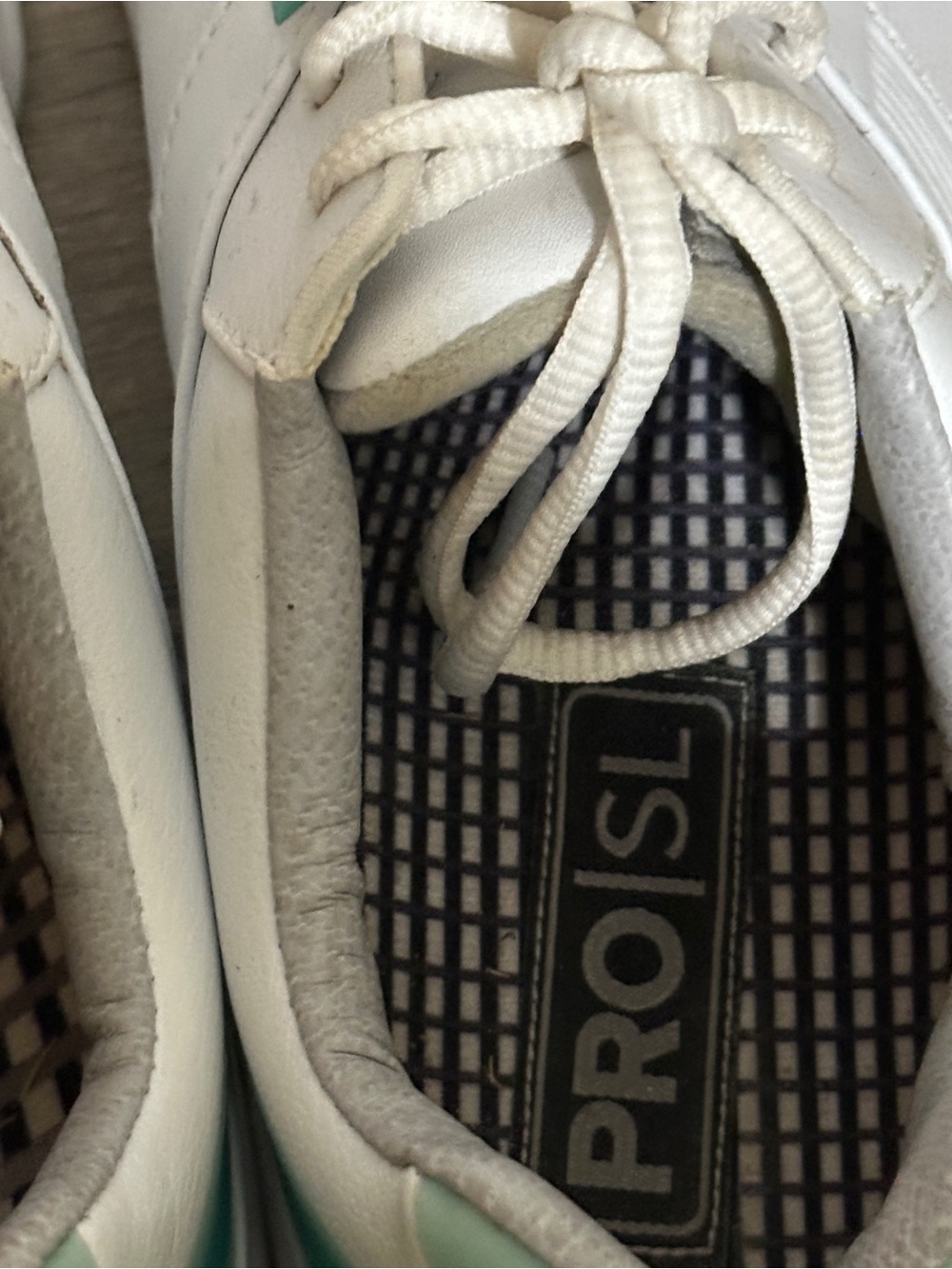 FootJoy Pro/SL MyJoys Custom Women’s Golf Shoes Size 8.5 White/Green Spikeless - Picture 5 of 7